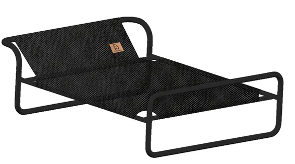 Priedušná sieťovina odnímateľná kempingová vyvýšená posteľ