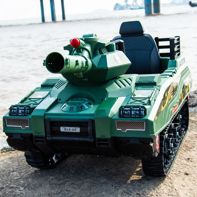 Detské elektrické auto Zelená nádrž